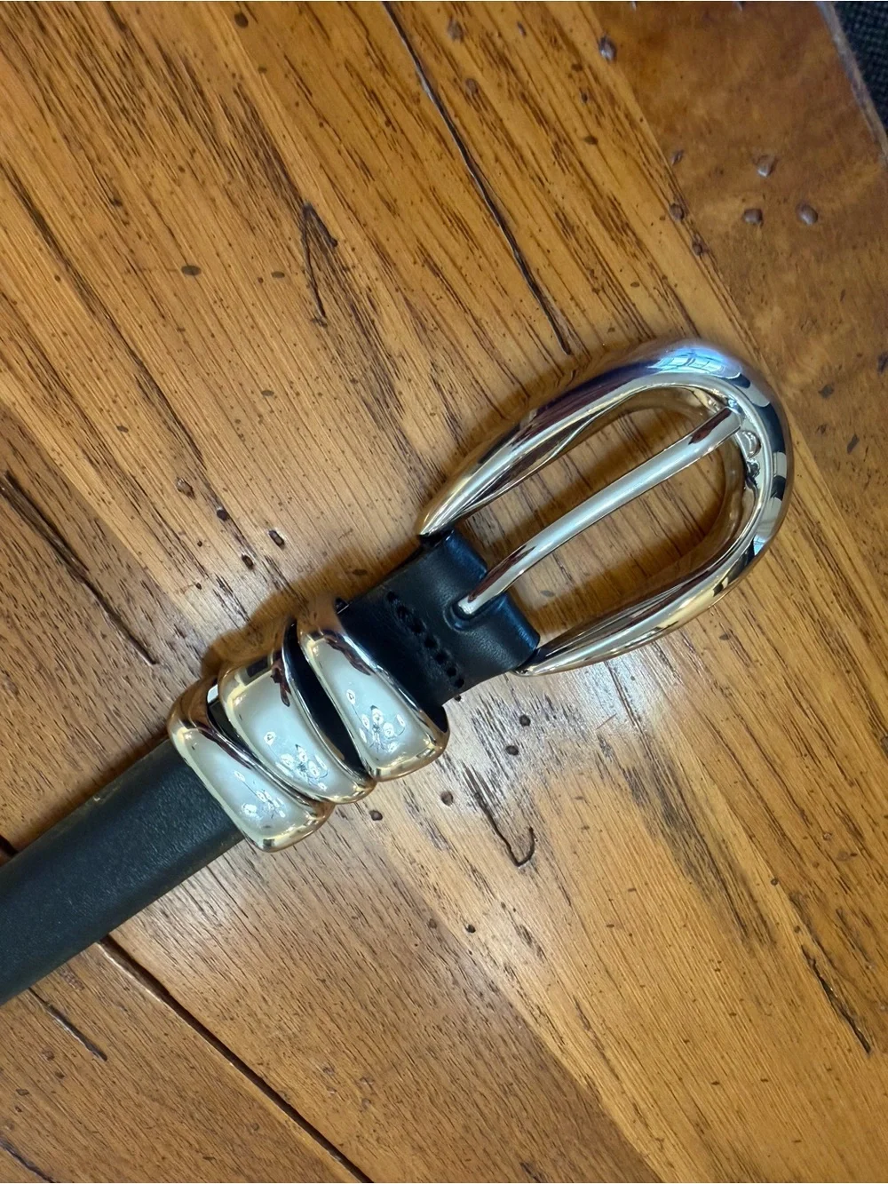 Madewell Triple Metal Keeper Belt